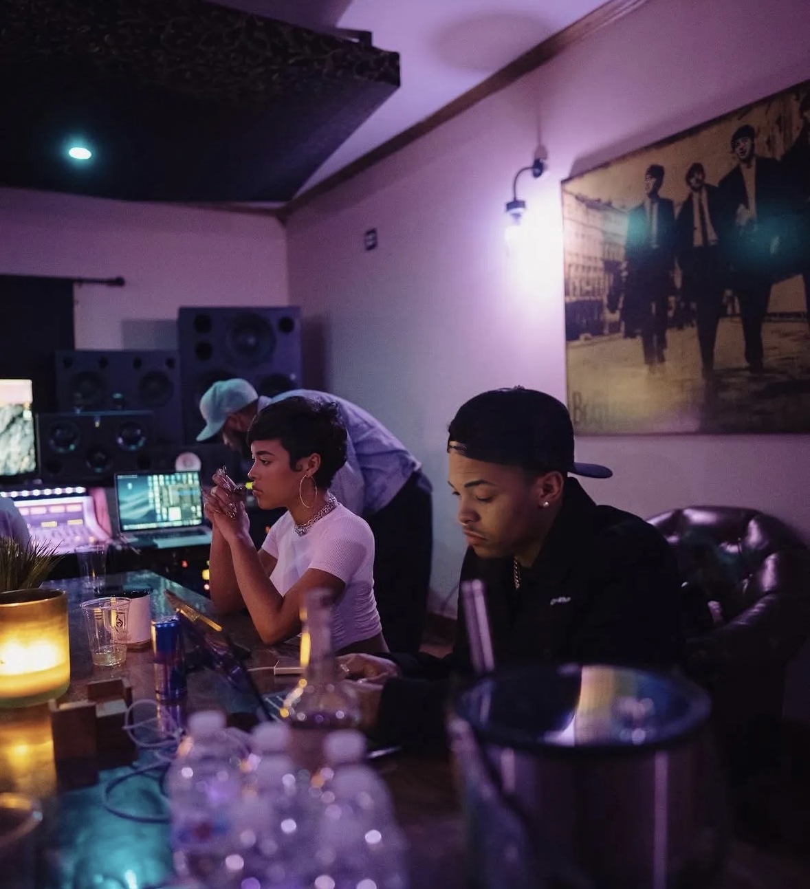 CJ WestCoast in a studio session